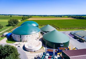 Titelbild 'Zukunft Biogas' des KTBL-Portals (Bild © www.fotolia.com)